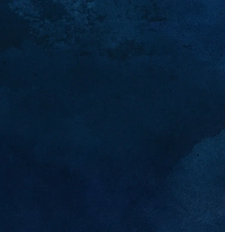 Dark blue textured background with subtle gradient and rough surface detail.
